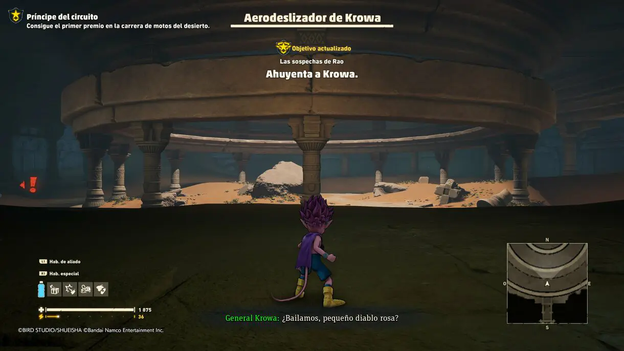 Sand Land - guía - Areajugones