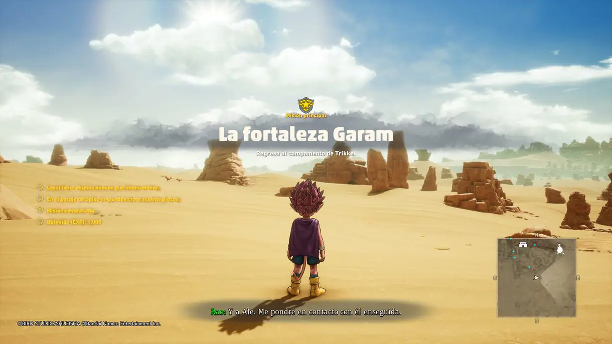 Sand Land - guía - Areajugones