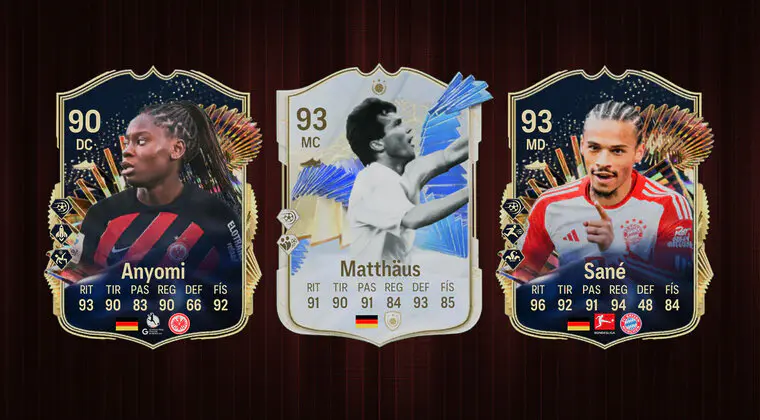 Imagen de EA Sports FC 24: ¿Merecen la pena Sané y Anyomi TOTS? + Matthäus Icono del TOTY SBC