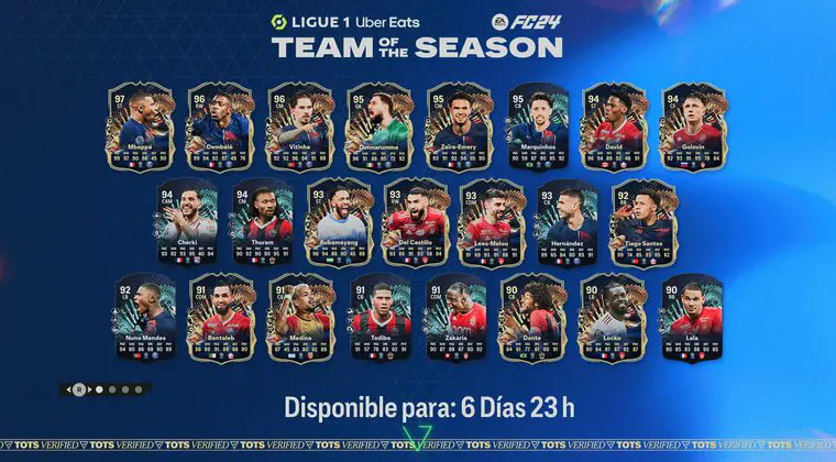 Imagen de EA Sports FC 24: TOTS de Ligue 1 y D1 Arkema con unos mediocentros brutales