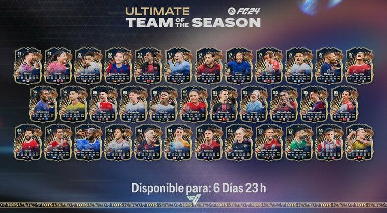 Imagen de EA Sports FC 24: ya disponibles los TOTS Ultimate. Estas son todas sus cartas