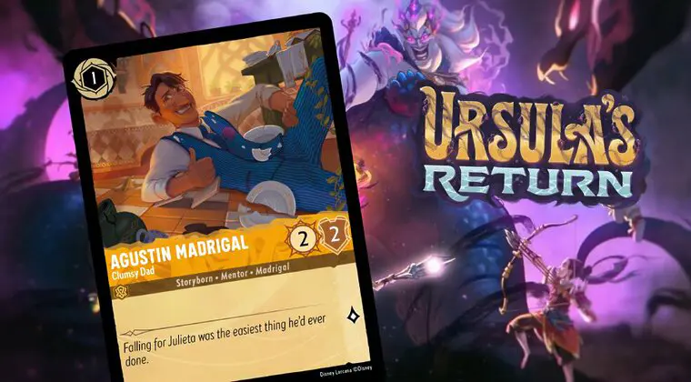 Imagen de Presentamos en exclusiva Agustín Madrigal en El retorno de Úrsula, la próxima expansión de Lorcana