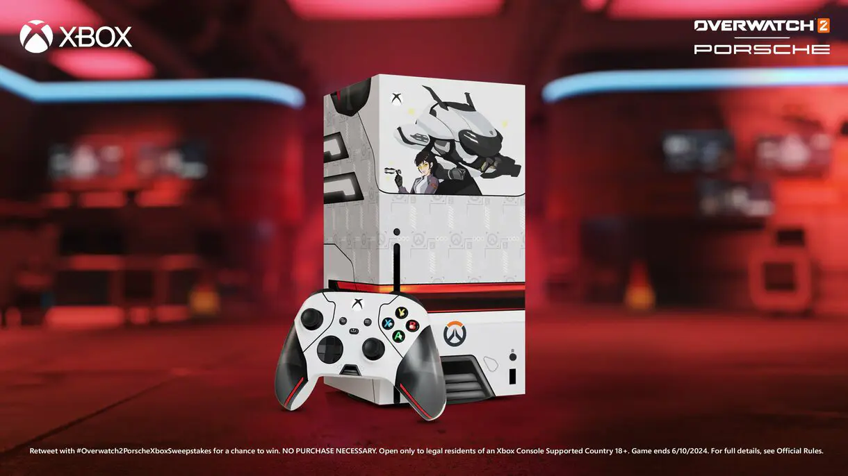 Así es la nueva Xbox Series X inspirada en Porsche y Overwatch 2