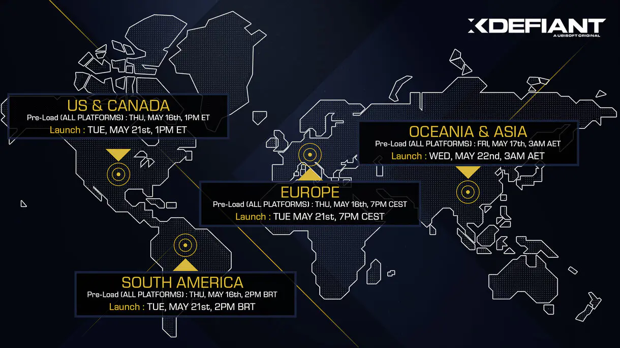 Horarios de salida de XDefiant