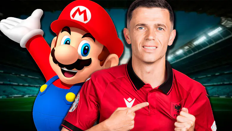 Asani lleva unas zapatillas de Super Mario
