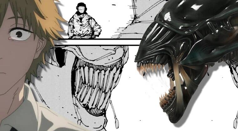 Imagen de MAD, el nuevo éxito de Manga Plus que fusiona la franquicia Alien con Chainsaw Man