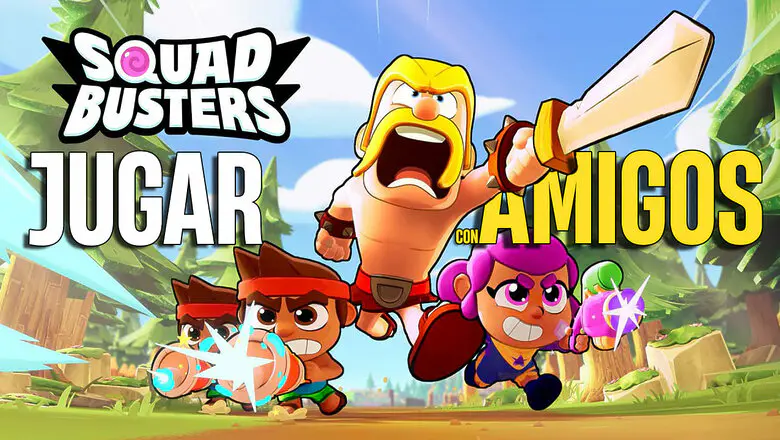Cómo jugar con amigos en Squad Busters
