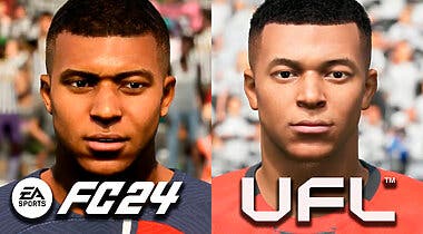 Imagen de EA Sports FC 24 contra UFL: esta comparativa de caras muestra cuál de los dos se ve mejor