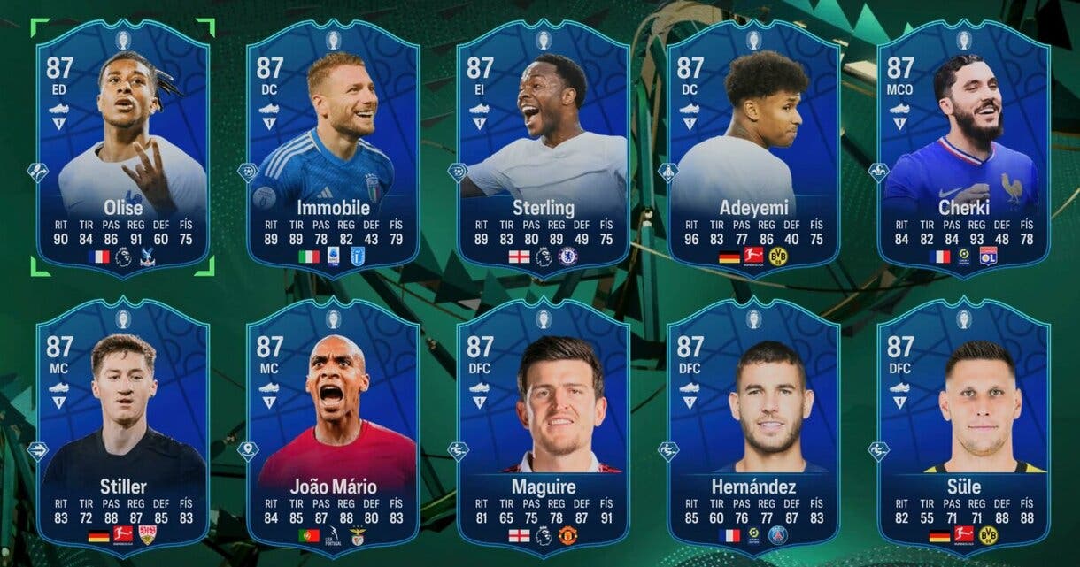 Lista de cartas EVO de Academia del Festival de Fútbol de la EURO EA Sports FC 24 Ultimate Team