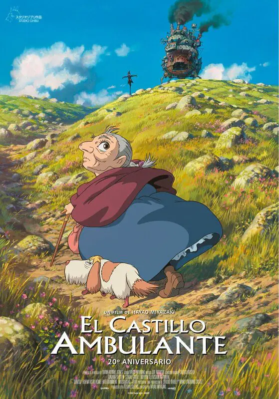 El castillo ambulante poster 20 aniversario