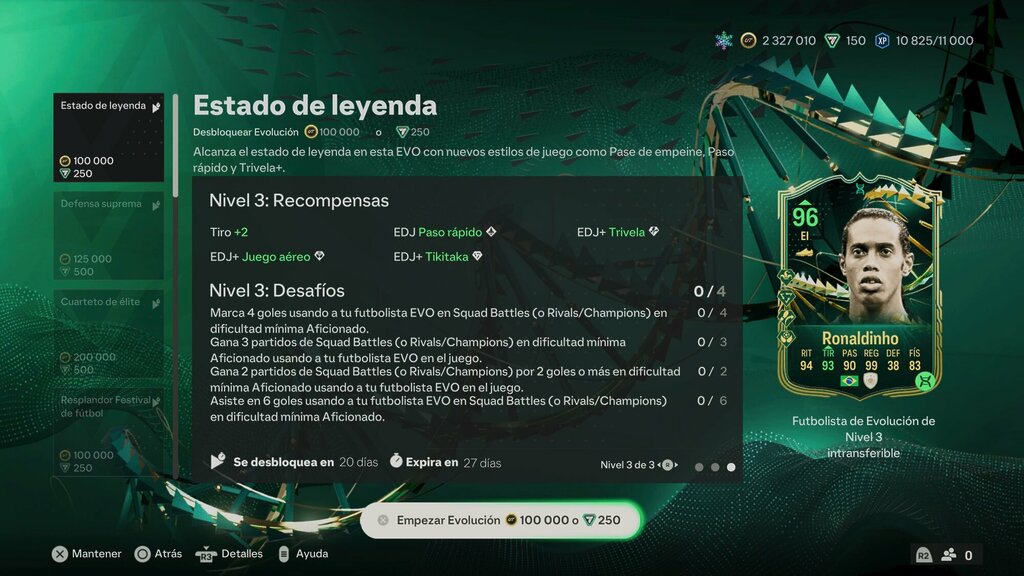 evolucion estado de leyenda portada ea sports fc 24