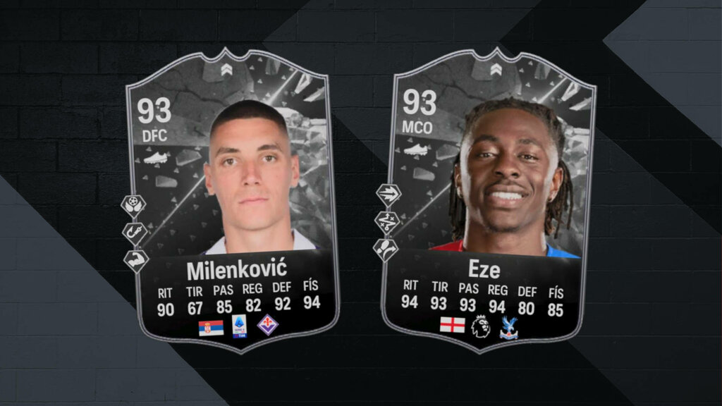 eze y milenkovic showdown portada ea sports fc 24
