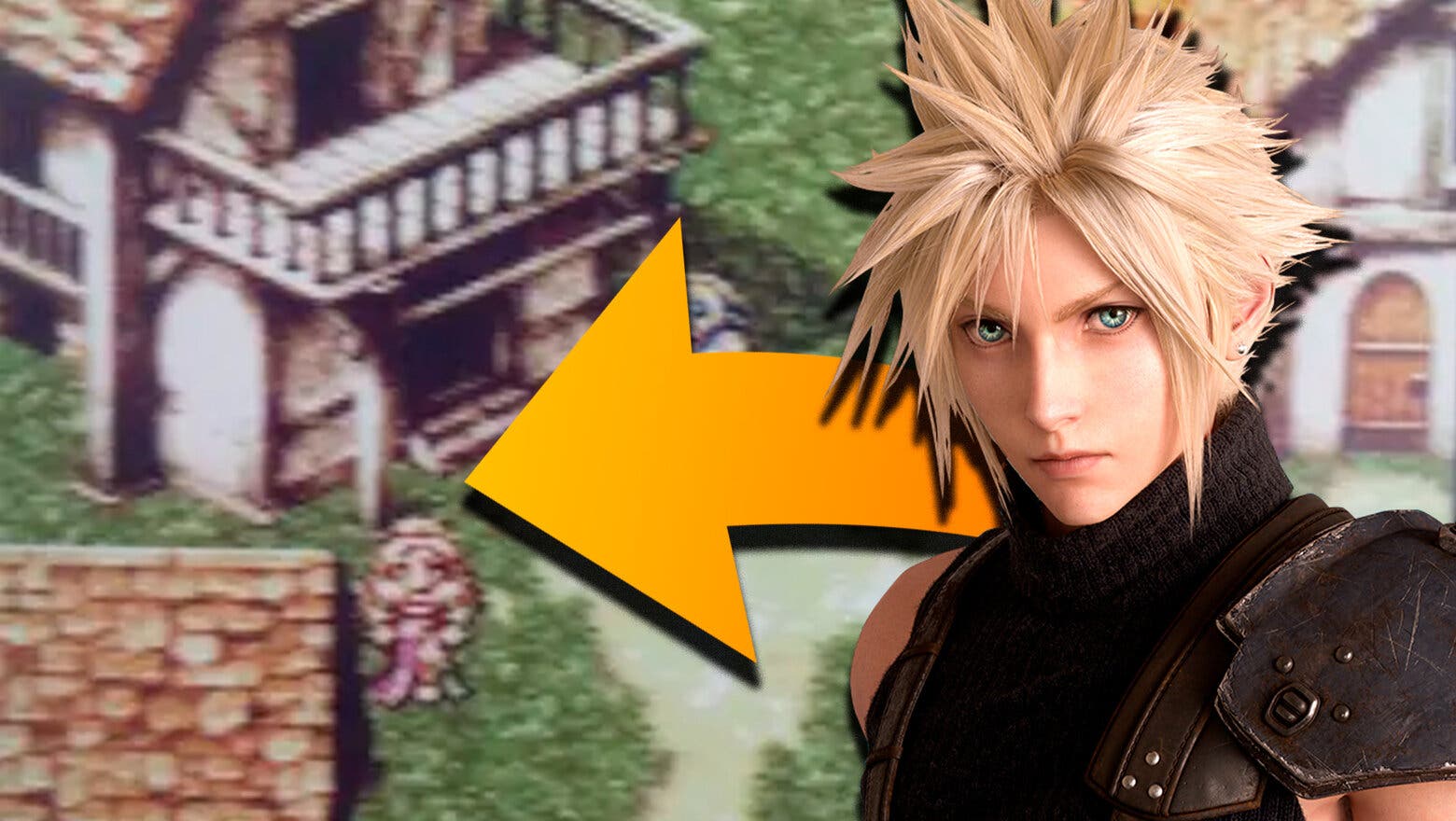 ¿Cómo sería Final Fantasy VII en 2D?