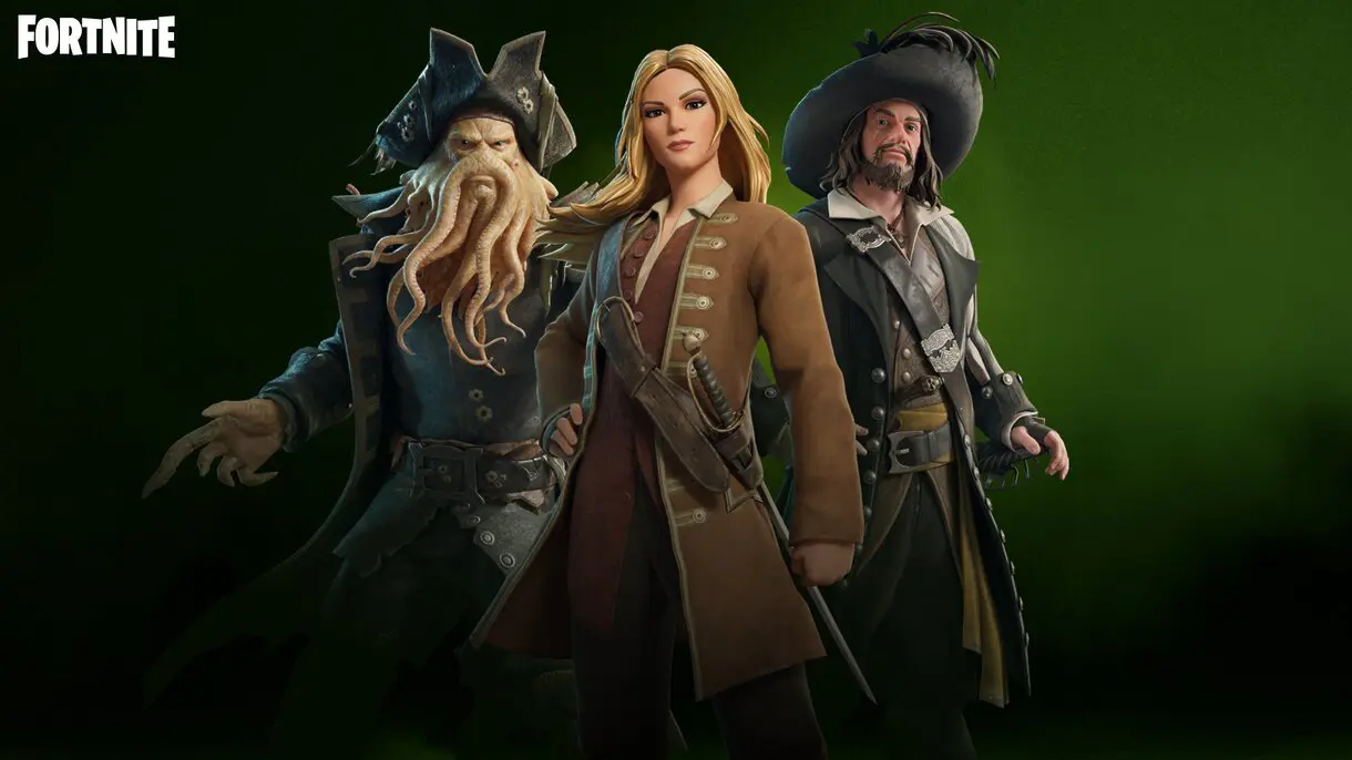 Fortnite recibirá varias skins de Piratas del Caribe