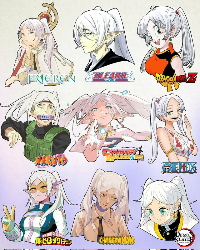 Frieren en otros animes