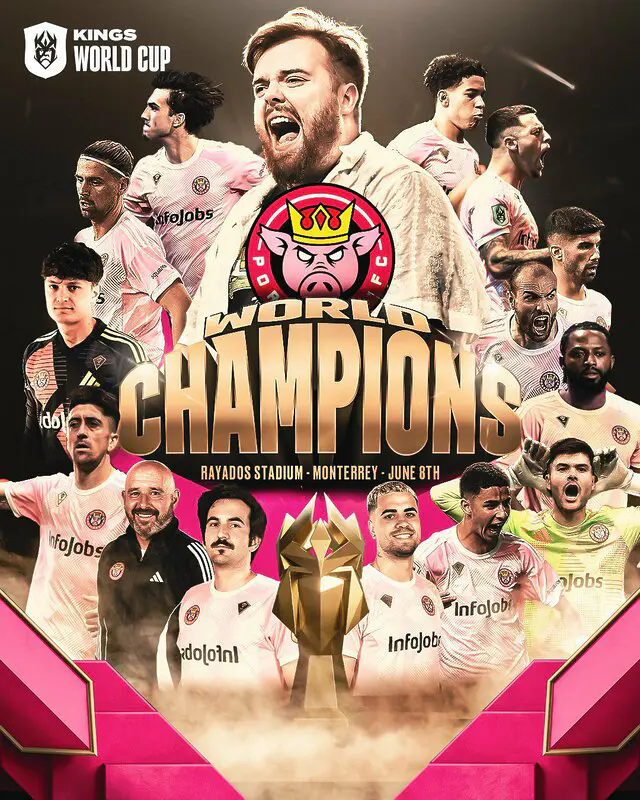 porcinos fc primer campeón de la historia de la kings world cup