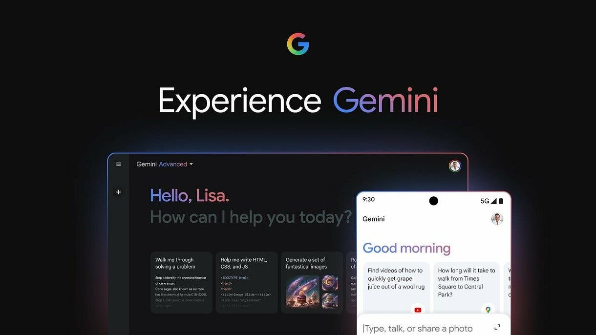 Gemini, la IA de Google.