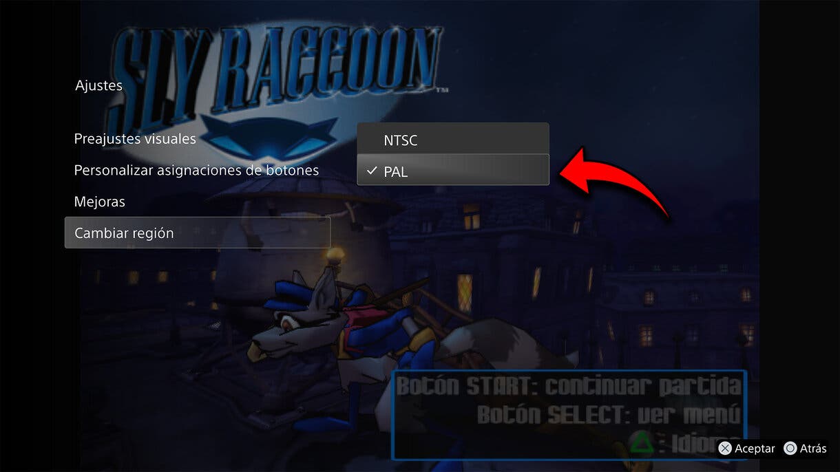 Cómo cambiar el idioma de Sly, Daxter y otros juegos clásicos en PS5 y PS4