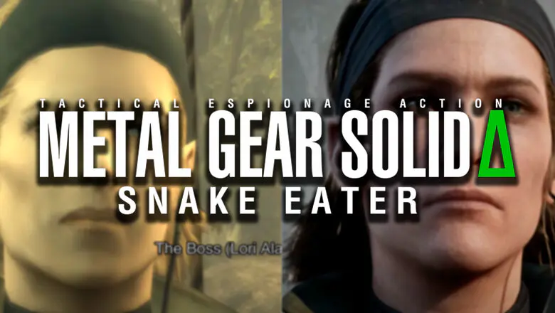 Comparan Metal Gear Solid Delta con el original