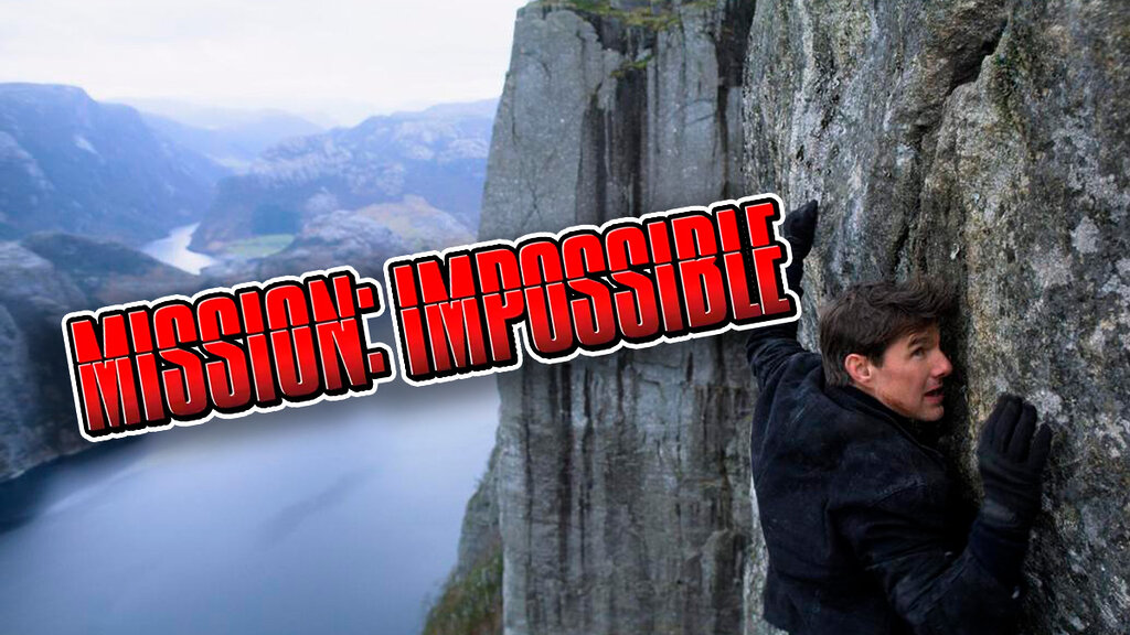 mision imposible acantilado