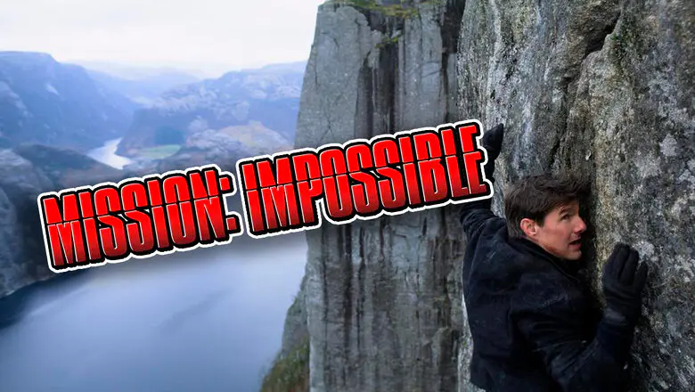 mision imposible acantilado