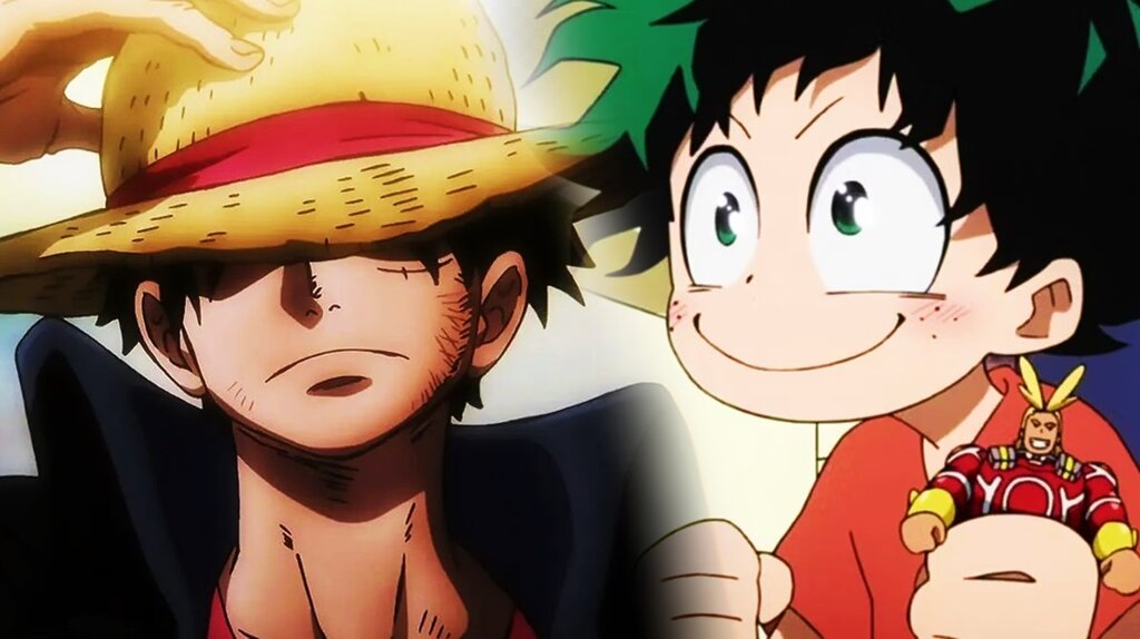 one piece my hero academia (2)