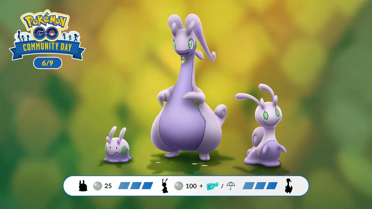 Pokemon GO Dia de la Comunidad Goomy evolucion