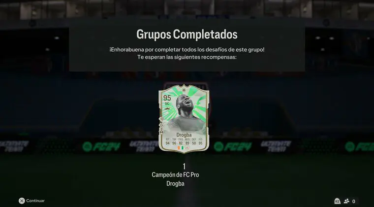 Imagen de EA Sports FC 24: review de Drogba Campeón de FC Pro. ¿El mejor delantero alto?