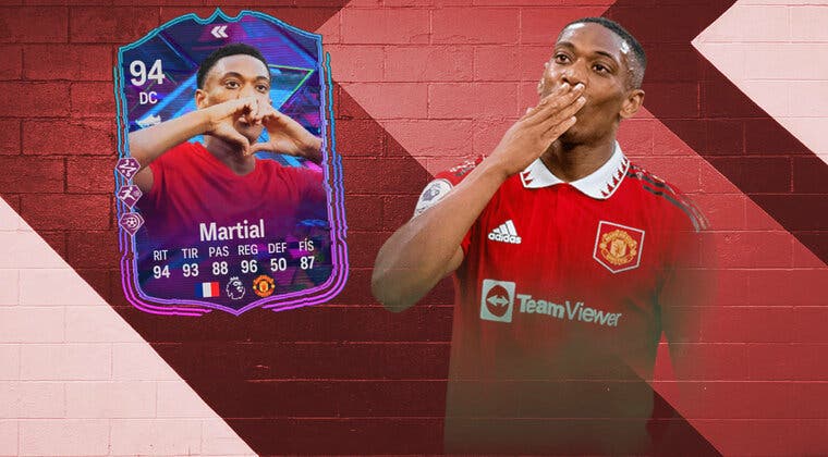 Imagen de EA Sports FC 24: ¿Merece la pena Anthony Martial Flashback? (Jugador SBC)