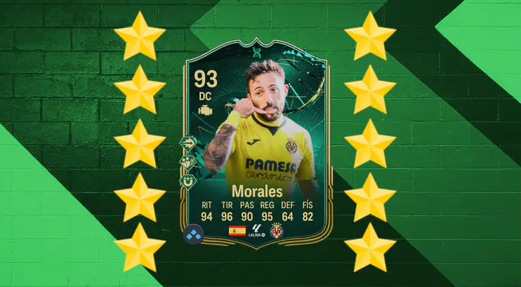 Imagen de EA Sports FC 24: review de Morales Evo con estrellas perfectas. ¿Un delantero top?