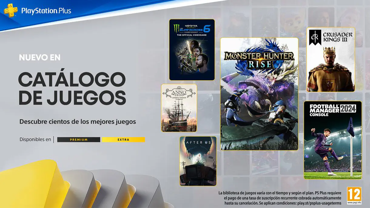 PS Plus Extra y Premium revelan los juegos de junio