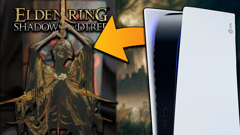 Una PS5 personalizada del nuevo DLC Elden Ring Shadow of the Erdtree