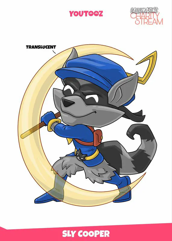 Así es la nueva figura de Sly Cooper de Youtooz