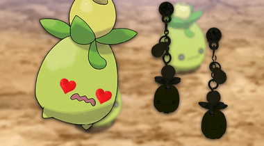 Imagen de Ojito a estos preciosos pendientes inspirados en el Pokémon Smoliv que vas a desear tener