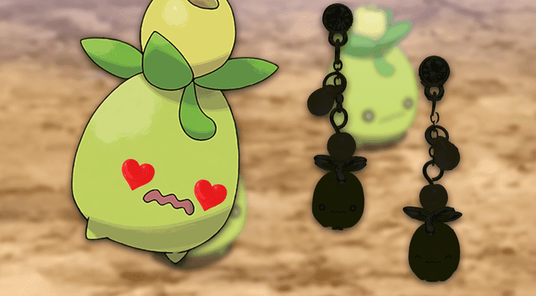 Imagen de Ojito a estos preciosos pendientes inspirados en el Pokémon Smoliv que vas a desear tener
