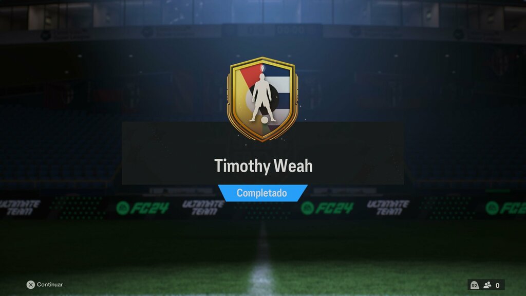 weah deja huella sbc portada ea sports fc 24