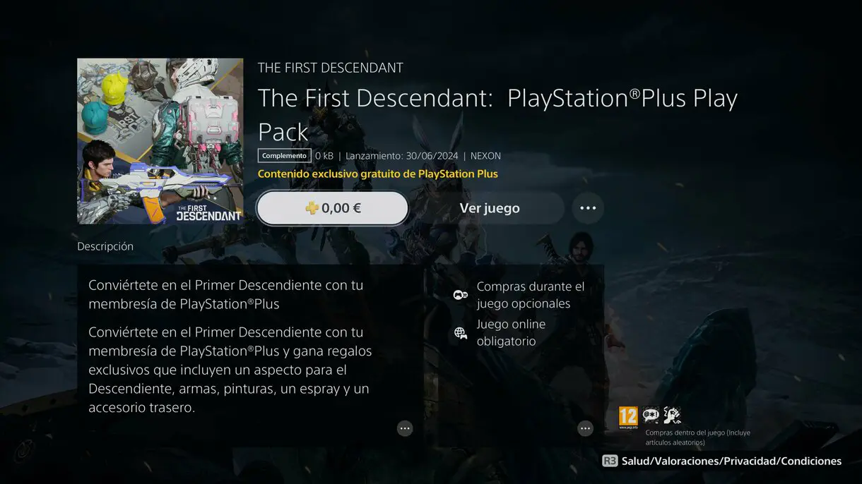 El pack GRATIS de PS Plus que puedes conseguir para The First Descendant