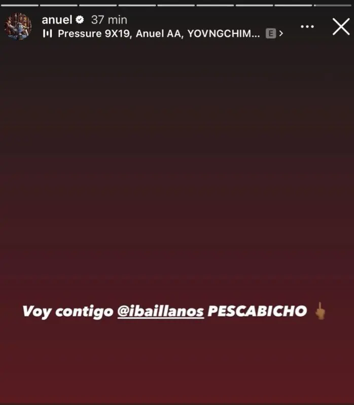 Anuel le tira beef a Ibai