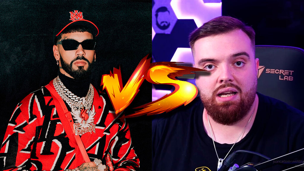 Anuel le tira beef a Ibai