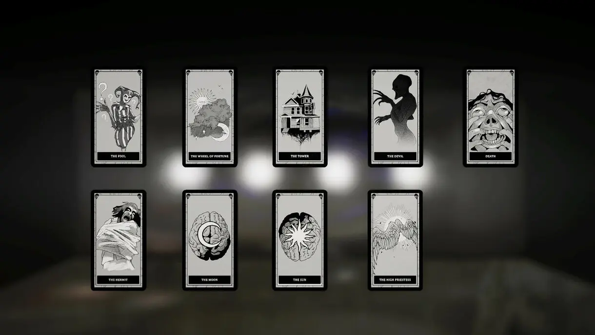 Cartas del Tarot Phasmophobia