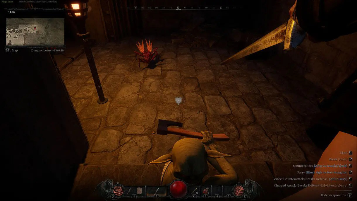 Cómo hacer parry en Dungeonborne