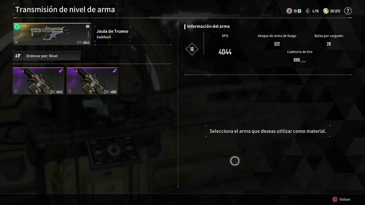 Cómo subir el nivel de las armas en The First Descendant