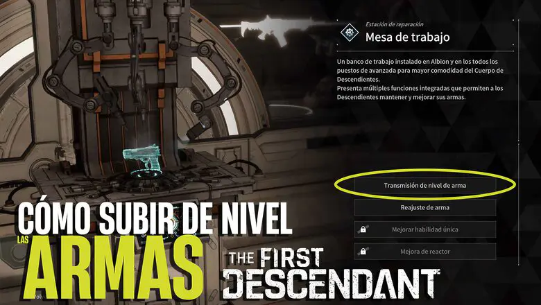Cómo subir el nivel de las armas en The First Descendant