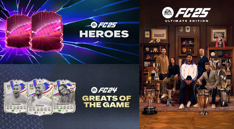 Imagen de EA Sports FC 25: contenido de las reservas de las Ediciones Ultimate y Standard