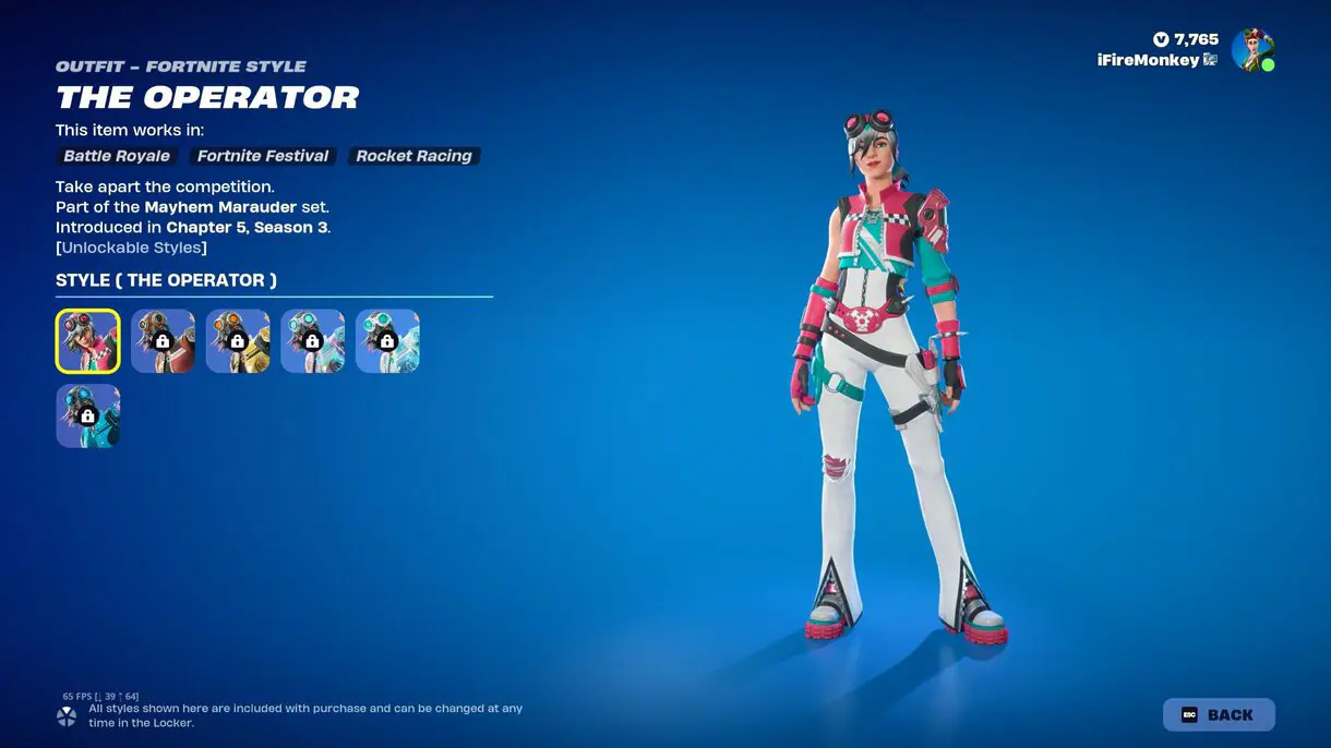 Así es la nueva skin de Club de Fortnite de agosto 2024