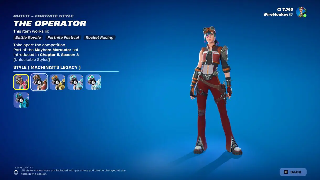 Así es la nueva skin de Club de Fortnite de agosto 2024