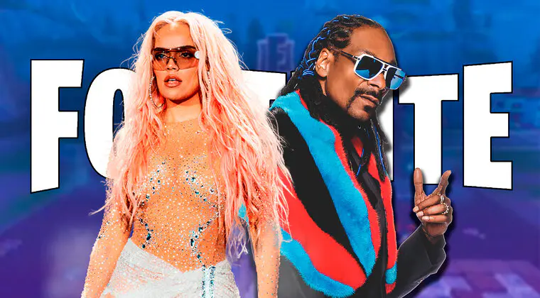 Imagen de Fortnite prepara dos nuevos conciertos de Snoop Dogg y Karol G y filtra las fechas de sus skins