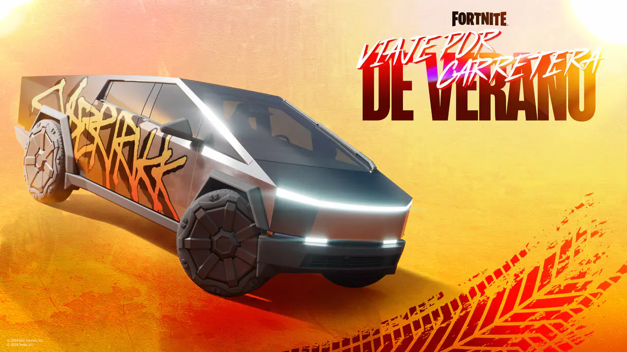 Fortnite regala recompensas gratis por su evento con Tesla