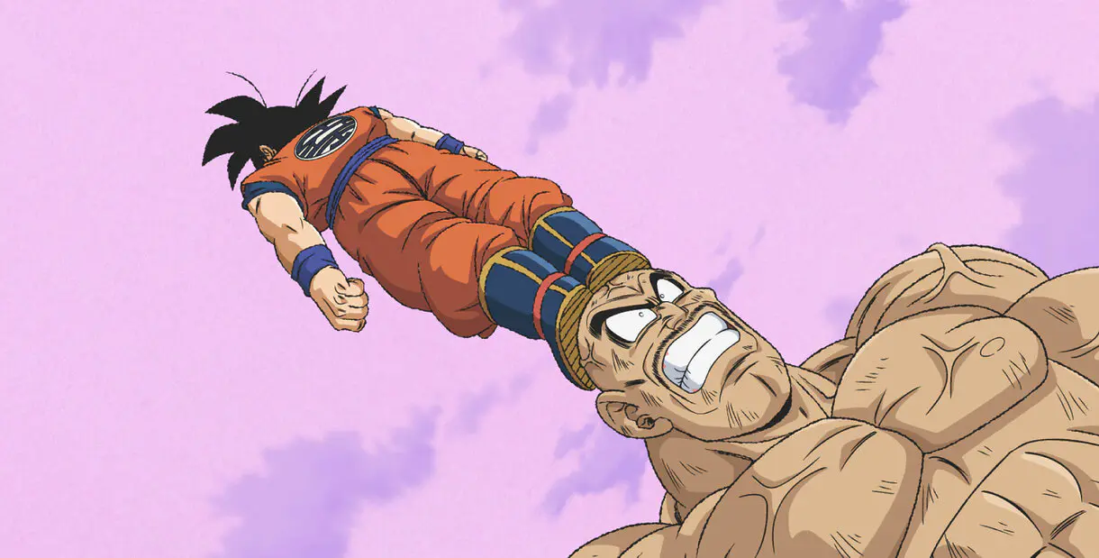 goku nappa dragon ball