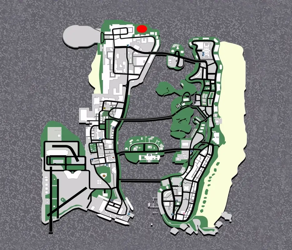 Mapa de GTA: Vice City